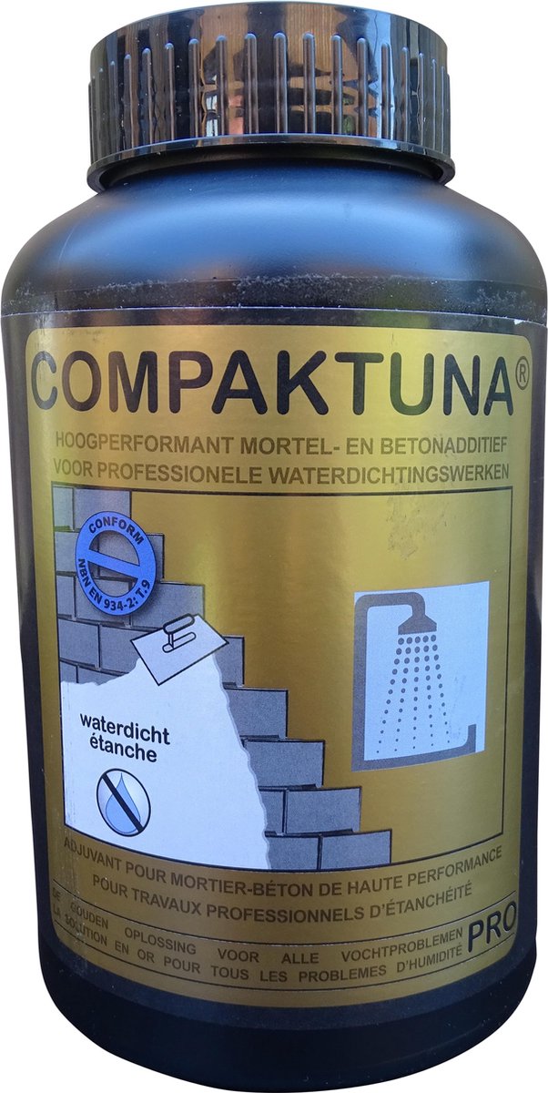 Compaktuna PRO waterdichtingsmortel